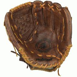 a Walnut WB-1200C 12 Baseball Glove  Right Handed Throw Nokona has 